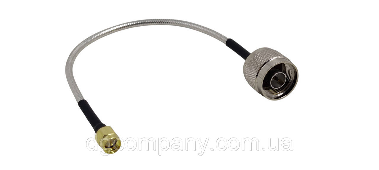 Пігтейл штекер N female-SMA male, напівжорсткий,RG402,20см