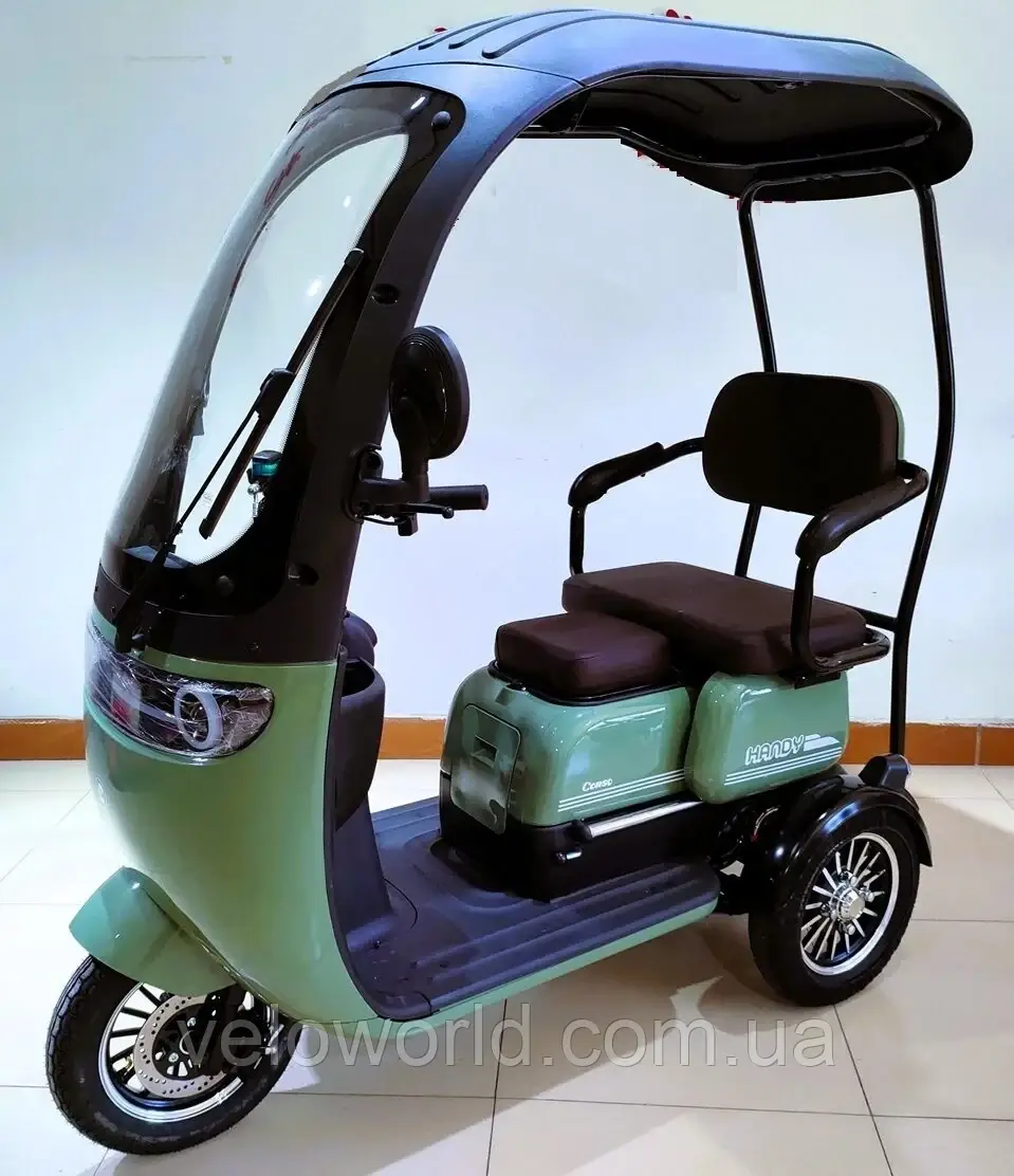 Електричний велосипед електротрайк Corso Handy HD-81274 (1) двигун 800W, акумулятор 72V/20Ah