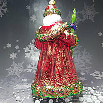 Скляна ялинкова прикраса Дід Мороз Snegka Poland, фото 5