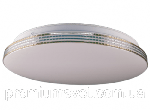 Світильник с/діод ULMS-R01-S-350-50-L2 коло зор небо + золото-срібло 50W, фото 1