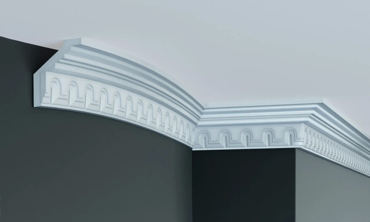 Стельовий гнучкий плінтус Gaudi C1007F (8х6,1)см, довжина 2м, фото 1