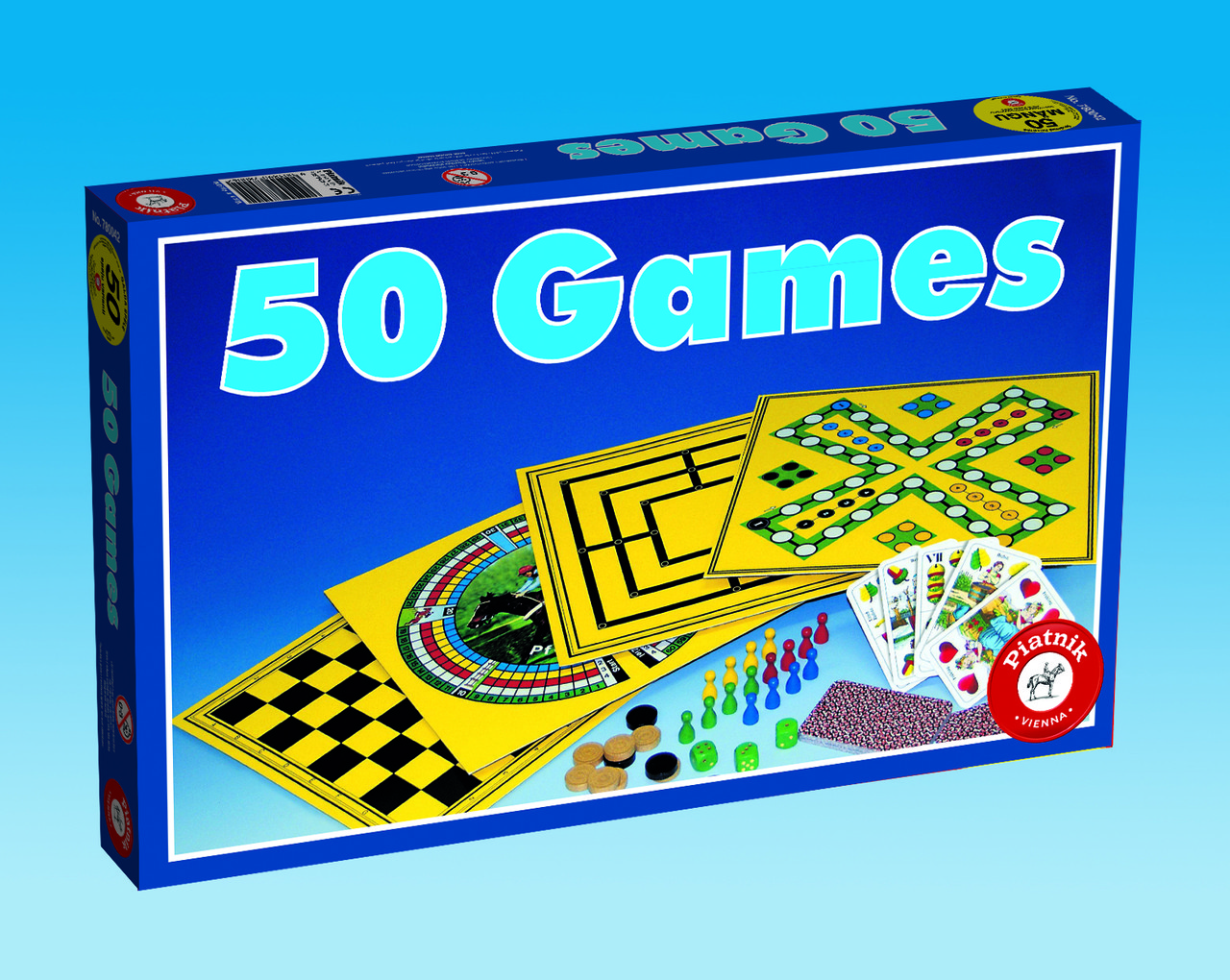 Настільна гра Piatnik Набір 50 ігор (російською мовою) (PT-780042)