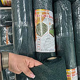 Затінювальна сітка для забору та рослин ТМ «Shadow», 110 г/м2, 90% затінення, 1*10 м, у рулонах, чеському, фото 4