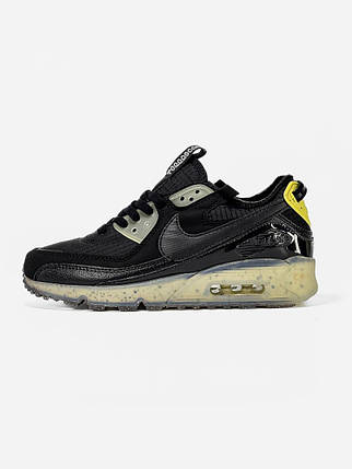 Чоловічі Кросівки Nike Air Max 90 x Terrascape Black Yellow / Найк Аїр Макс 90 Терраскейп Чорні з Жовтим, фото 1