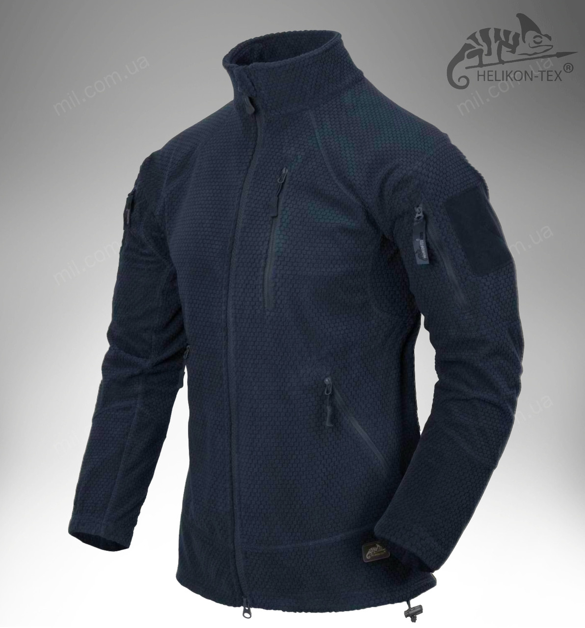 Універсальна тактична флісова кофта Helikon Tex ALPHA TACTICAL Jacket (navy blue)