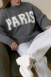 Зручний жіночий в'язаний светр Paris Ssmn2267