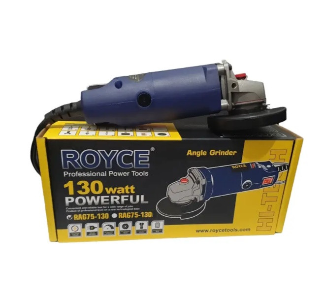 Міні болгарка-гравер Royce RAG75-130, 15 000 об/хв / 220В (без регулювання обертів)