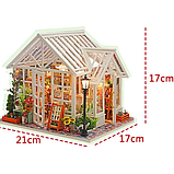 3D Румбокс «Квітковий магазин» DollHouse + пилозахисний купол, фото 10