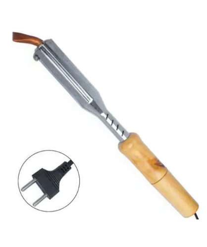 Паяльник 200W TLW-200W з дерев'яною ручкою, кутове мідне жало, TLW200W, фото 1