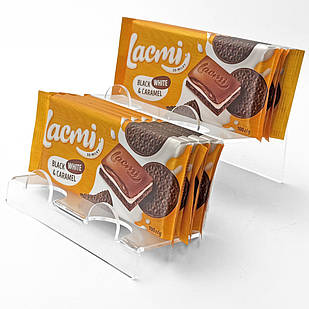 Товарна гірка універсальна на 2 полиці для шоколадок, батончиків 150мм