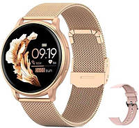 Умные смарт часы Smart Melisia Женские Gold 2025 Фитнес браслет