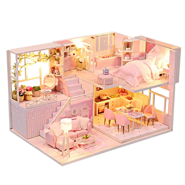 3D Румбокс Ляльковий будиночок Sweet Story Dollhouse + Пилозахисний купол