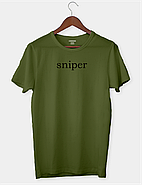 Футболка з принтом "Sniper", фото 4