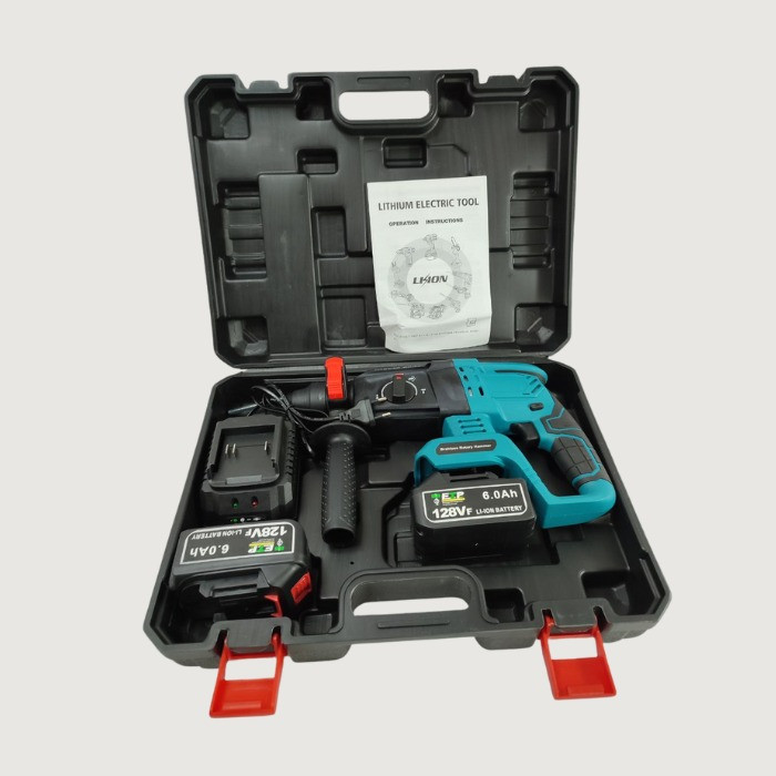 Перфоратор акумуляторний Hummer Drill 20V 6 Ah в пластиковому кейсі.