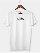 Футболка з принтом "Wifey", фото 3
