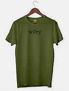 Футболка з принтом "Wifey", фото 4