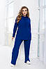Р-ри 48-66 Жіночий прогулянковий ангоровий костюм з капюшоном, фото 5