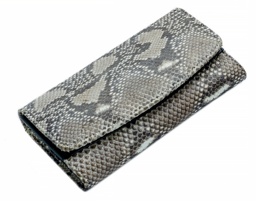 Гаманець зі шкіри пітона Ekzotic Leather натуральний (snw23)