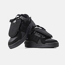 Кросівки Adidas Forum x Bad Bunny Back To School Black / Адідас Форум Бед Банні Бек Ту Скул Чорні, фото 6