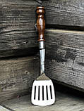 Набір для гриля лопатка вилка Reckless 36 см ., фото 8