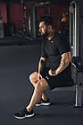 Чоловічий компресійний костюм Under Armour 2в1: футболка, шорти. компресійний комплект. рашгард. термо, фото 4