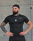 Чоловічий компресійний костюм Under Armour 2в1: футболка, шорти. компресійний комплект. рашгард. термо, фото 5