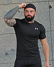 Чоловічий компресійний костюм Under Armour 2в1: футболка, шорти. компресійний комплект. рашгард. термо, фото 7