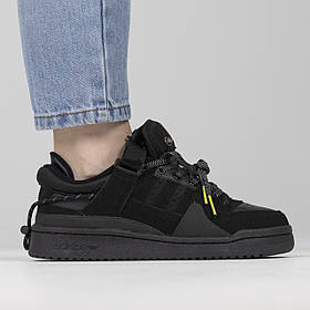 Кросівки Adidas Forum x Bad Bunny Back To School Black / Адідас Форум Бед Банні Бек Ту Скул Чорні