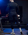 Чоловічий Утеплений компресійний костюм Under Armour 3в1: Рашгард, шорти, легінси. термокомплекс., фото 5