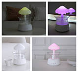 Зволожувач повітря нічник Doctor-101 Rainfall "Гриб" з ефектом дощу з пультом, фото 6