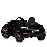 Електромобіль дитячий Porsche M 6055 ПоршеЧерный крашенный, фото 4