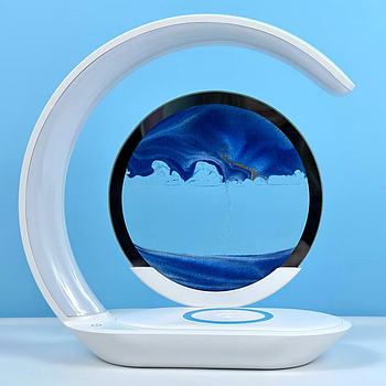 Нічник D25 з бездротовою зарядкою та з кварцовим піском 1200mAh