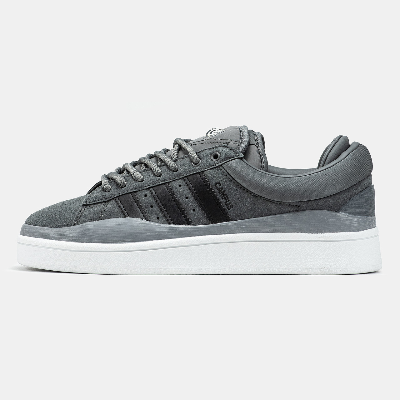 Чоловічі Кросівки Adidas Campus x Bad Bunny Grey Black / Адідас Кампус Бед Банні