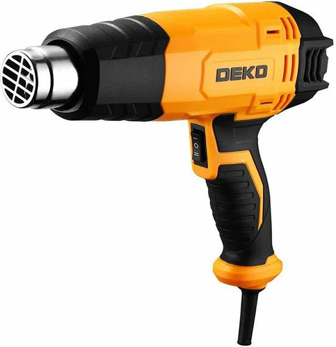 СтроительныйФенDEKOHG-2200фентехническийДекосрегулировкойподачивоздухаитемпературы350/600°C