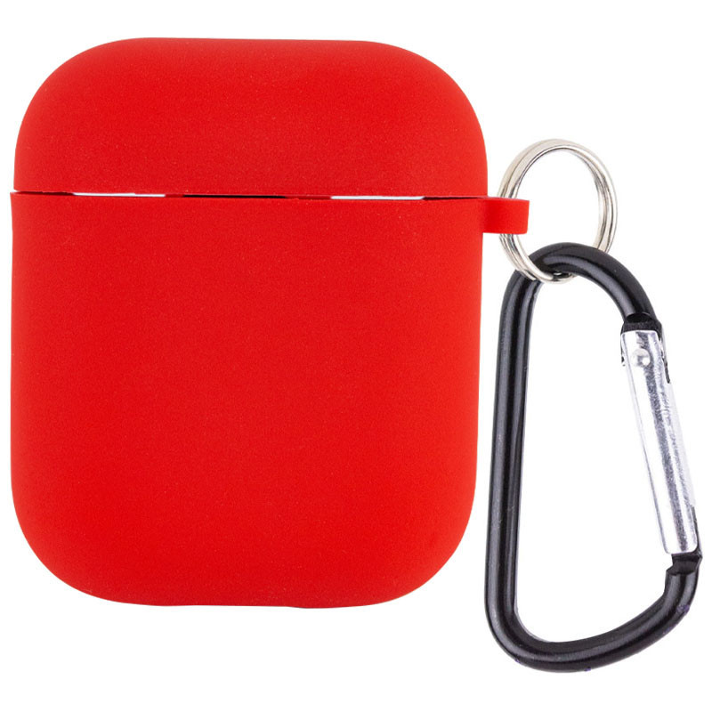 Силіконовий чохол для AirPods 1/2 Red, фото 1