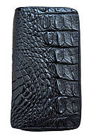 Барсетка клатч чоловічий  із натуральної шкіри крокодила  Ekzotic Leather Чорний (cb 01)