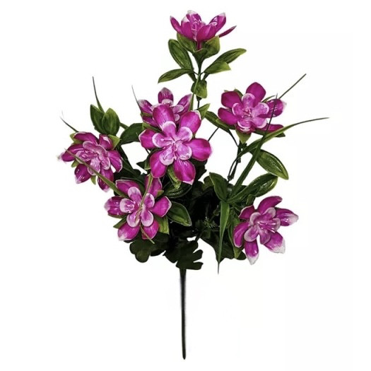 Штучні квіти букет жасмин пластиковий, 40 см (24 шт. в уп), фото 1