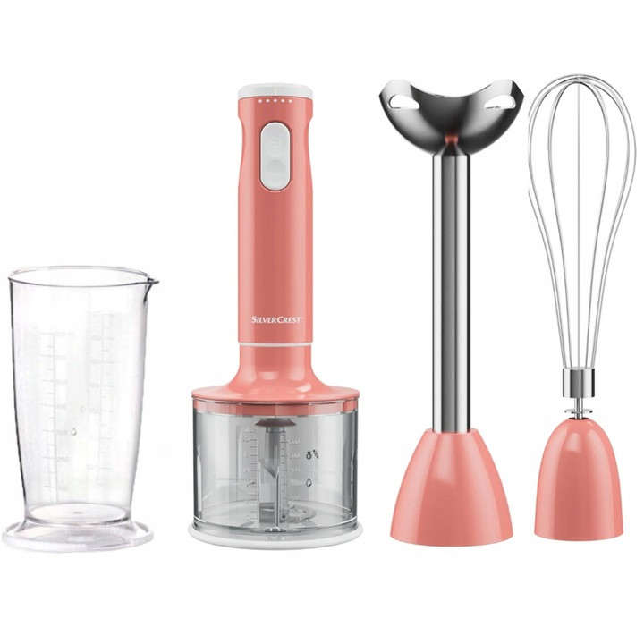 Заглибний блендер SilverCrest 3в1 SSMS 600w pink