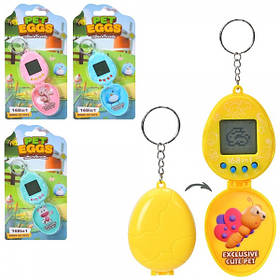 Гра LZ8833 тамагочі,  ч/б екран, 4 види, музика, батарейки (таблетки).