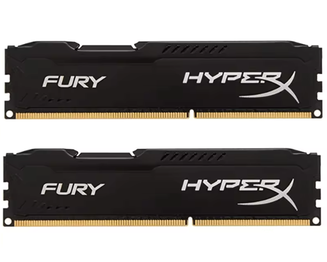 Ігрова оперативна пам'ять Kingston HyperX FURY Black DDR3 16Gb(2*8gb) 1866MHz CL10 HX318C10FK2/16