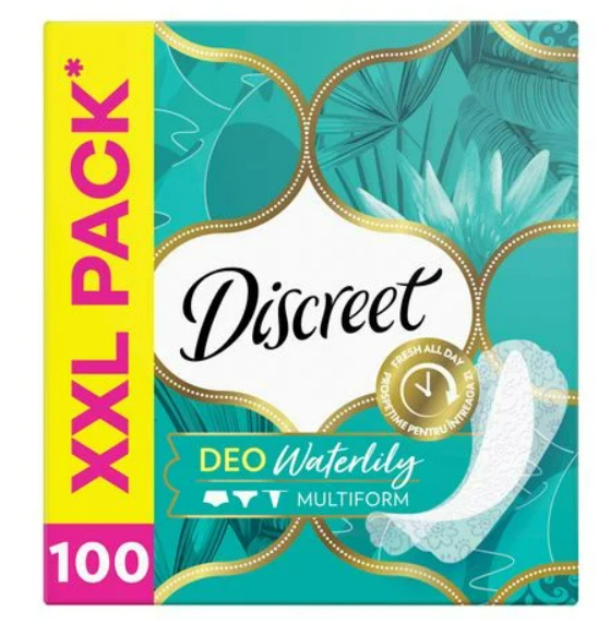 Щоденні прокладки Discreet Deo Waterlily Multiform, 100 шт