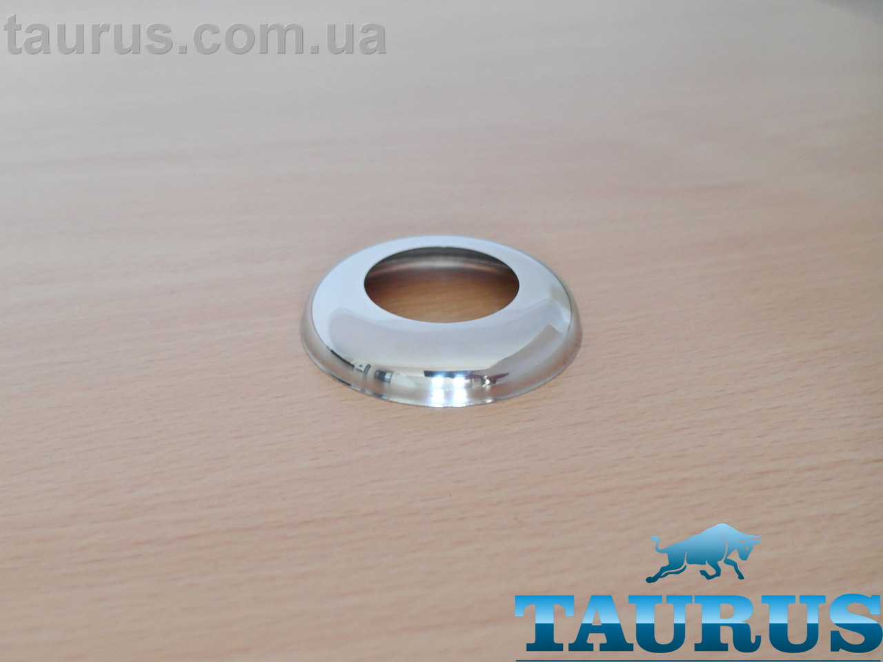 Полірований декоративний н/ж фланець ThermoPulse Classic Chrome D60 / висота 10мм, внутрішній розмір 1" (d32 мм)