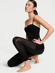 Жіночий Спортивний Комбінезон Victoria's Secret VSX Mesh Catsuit Чорний