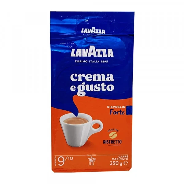 Кава мелена Crema e Gusto Forte колір Італія LAVAZZA 250 г