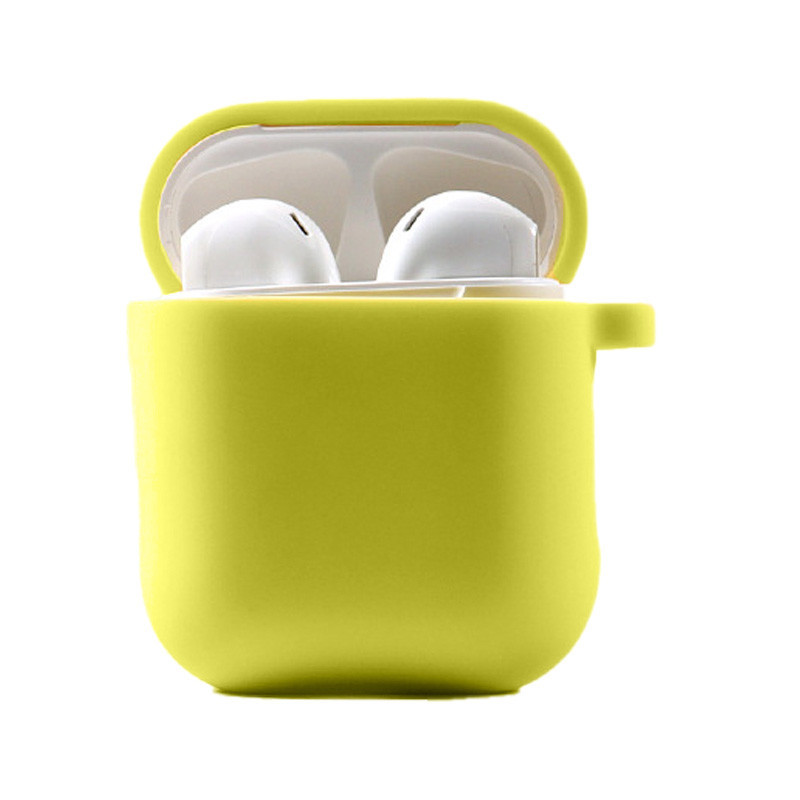 Силіконовий чохол для AirPods 1/2 Yellow, фото 1