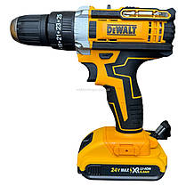 Ударний шуруповерт DeWALT DCD791 (24V, 6AH, 1800об/хв). Акумуляторний шуруповерт Деволт, фото 3