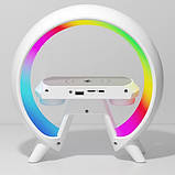 Акумуляторний нічник Light Sound Machine XM-X63 RGB з бездротовою зарядкою, фото 3