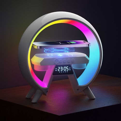 Акумуляторний нічник Light Sound Machine XM-X63 RGB з бездротовою зарядкою
