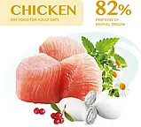 Повнораціонний сухий корм Optimeal для дорослих котів - курка 4 кг, фото 5