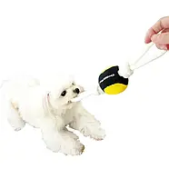 Іграшка для собак DoggyMan Доггімен Soft Ball Loop S м’який м’яч з канатом (85867), фото 3
